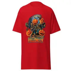 Unisex Halloween angel of death pumpkin classic T-Shirt