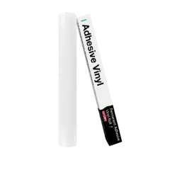 Kitcheniva 12"x10' Adhesive Permanent Vinyl DIY Craft Glossy & Matte Glossy white