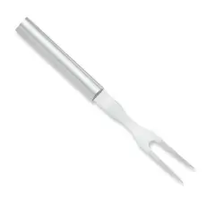 Rada Long Tined Carving Fork, Stainless Steel Utensil, Long Tines and Piercing Tips Hold, Turn, Transfer, and Serve Meat