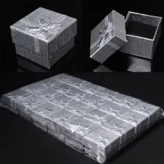 Kitcheniva Jewelry Gift Boxes 24 Pcs Silver