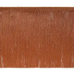 10 Yards of 4" Chainette Fringe Trim | 10 yard cut Cinnamon