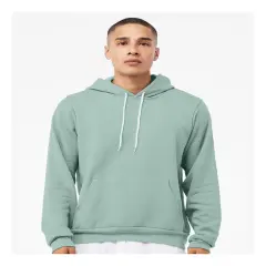 BELLA + CANVAS&reg; Sponge Fleece Pouch Pocket Hoodie Dusty blue