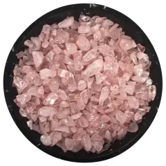 Rose Quartz Tiny Crystal Chips &ndash; Size 0