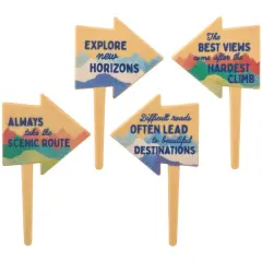 Adventure Awaits DecoPics Cupcake Decoration, 12ct