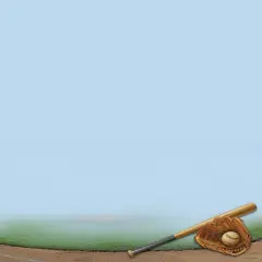 Great Papers! Baseball Stationery Letterhead, Invitations and Announcements, Printer Friendly, 8.5"x11", 80 Pack