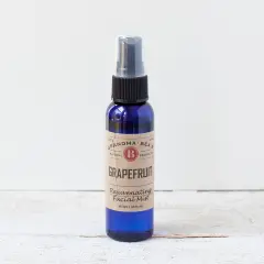 Grandma Bea's Rejuvenating Facial Mist, Grapefruit, Refresh and Hydrate Skin, Set Makeup, All-Natural Ingredients, 2 oz