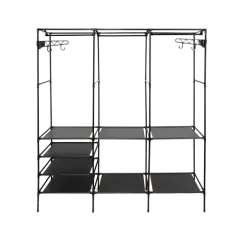 Clothes Organizer Heavy Duty Garment Adjustable Rack Closet Storage