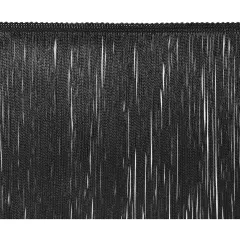 20 Yards of 4" Chainette Fringe Trim | 20 yard cut Black