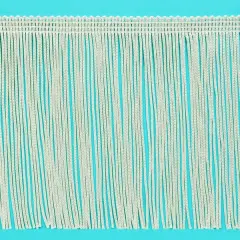 20 Yards of 6" Chainette Fringe Trim | 20 yard cut Ivory