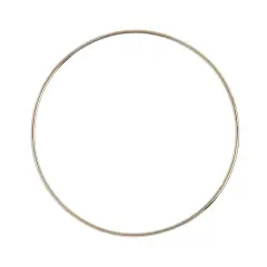 John Bead 7" Brass Metal Rings, 25pcs