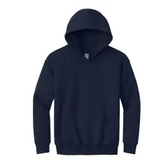 Port & Company&reg; Youth Core Fleece Pullover Hooded Sweatshirt Navy