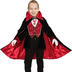 Funnlot Deluxe Vampire Costume for Children-S
