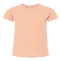 BELLA + CANVAS&reg; Youth Jersey Crewneck Short Sleeve Tee - 3001Y Peach