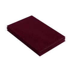 FabricLA Acrylic Felt Sheets for Crafts - Precut 9" X 12" Inches (20 cm X 30 cm) Felt Squares - Use Felt Fabric Craft Sheets for DIY, Hobby, Costume, and Decoration | Burgundy - 4 Pieces