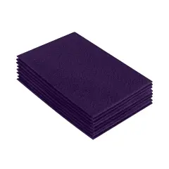 FabricLA Acrylic Felt Sheets for Crafts - Precut 9" X 12" Inches (20 cm X 30 cm) Felt Squares - Use Felt Fabric Craft Sheets for DIY, Costume, and Decoration | Plum - 8 Pieces