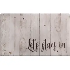 20"x36" Feel at Ease Anti-Fatigue Kitchen Mat (Lets Stay In)