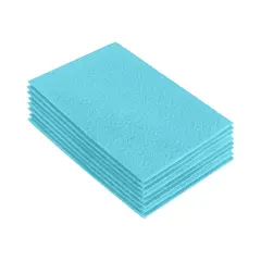 FabricLA Acrylic Felt Sheets for Crafts - Precut 9" X 12" Inches (20 cm X 30 cm) Felt Squares - Use Felt Fabric Craft Sheets for DIY, Hobby, Costume, and Decoration | Baby Blue - 8 Pieces