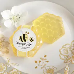 Mommy To Bee Honey Scented Honeycomb Soap (Set of 4)