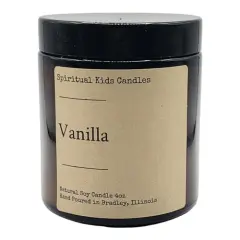 Vanilla Soy Candle 4oz Hand Poured with All Natural Soy wax and Fragrant Oils!