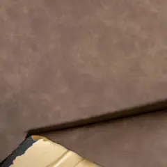 Kitcheniva Suede Vinyl Fabric Faux Leather Self Adhesive 52" Chocolate