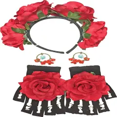 Day of The Dead Women's Costume Accessory Kit
