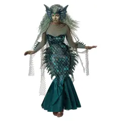 Dark Sea Siren Adult Womens Costume