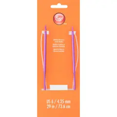 Boye Circular Aluminum Knitting Needles 29"-Size 6/4mm