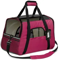 Kitcheniva Airline Approved Pet Carrier Hotpink