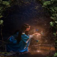 Lady Of The Lake Poster Print by Babette - Item # VARPDX82705