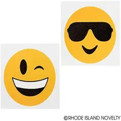 Rhode Island Novelty 2" Emoticon Tattoos