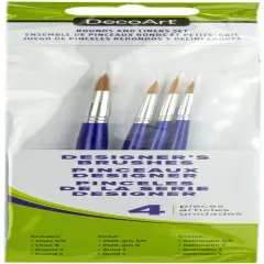DecoArt Designer Series Brushes-Rounds & Liners Set