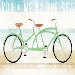 Beach Cruiser Tandem Poster Print by Michael Mullan - Item # VARPDX23260