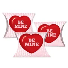 Big Dot of Happiness Conversation Hearts - Favor Gift Boxes - Valentine's Day Party Petite Pillow Boxes - Set of 20