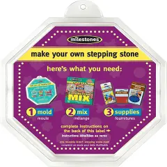 Milestones Stepping Stone Mold-Octagon 8"