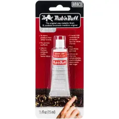 Amaco Rub 'n Buff Metallic Wax Finish .5oz-Silver Leaf