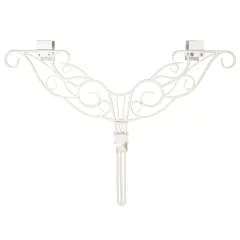 Adjustable Wreath Hanger for Door - Antler White