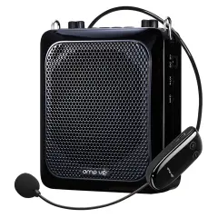 Amp-Up&trade; Personal UHF Voice Amplifier with Wireless Microphone &ndash; up to 40 Channels without Interference!