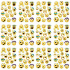 Emoticons Window Clings, 12 Sheets