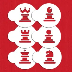 Chess Cookie Stencil Set | C486 by Designer Stencils | Cookie Decorating Tools | Baking Stencils for Royal Icing, Airbrush, Dusting Powder | Reusable Plastic Food Grade Stencil for Cookies | Easy to Use & Clean Cookie Stencil