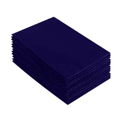FabricLA Acrylic Felt Sheets for Crafts - Precut 9" X 12" Inches (20 cm X 30 cm) Felt Squares - Use Felt Fabric Craft Sheets for DIY, Costume, and Decoration | Navy Blue - 12 Pieces