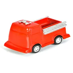 12 Count Pull Back Toy Fire Engine Trucks Costume Accessory