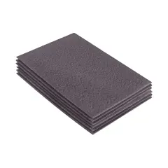 FabricLA Acrylic Felt Sheets for Crafts - Precut 9" X 12" Inches (20 cm X 30 cm) Felt Squares - Use Felt Fabric Craft Sheets for DIY, Costume, and Decoration | Platinum Grey - 6 Pieces