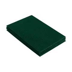 FabricLA Acrylic Felt Sheets for Crafts - Precut 9" X 12" Inches (20 cm X 30 cm) Felt Squares - Use Felt Fabric Craft Sheets for DIY, Hobby, Costume, and Decoration | Hunter Green - 4 Pieces