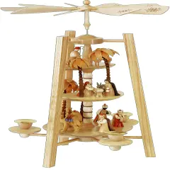 Pyrmd-Nativity 3-Tier Each