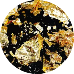 Polyester Glitter - Gold Flakes by Glitter Heart Co.&trade;