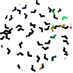 Polyester Glitter - Bats Glitter Shapes by Glitter Heart Co.&trade;