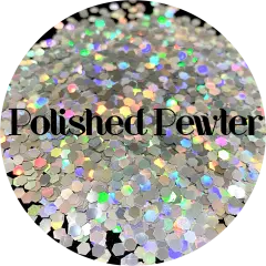 Polyester Glitter - Polished Pewter by Glitter Heart Co.&trade;