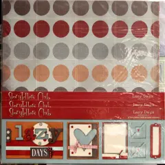 StoryTellers Club Lazy Days 12 x 12 Double-Page Layout Scrapbook Kit