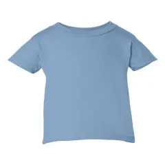 Rabbit Skins&reg; Infant Short Sleeve Cotton Jersey Tee - 3401 Light blue