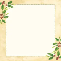 Great Papers! Falling Holly Holiday Letterhead, Invitations and Announcements, Printer Friendly 8.5" x 11", 80 PK